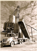 The original mill elevator and conveyor